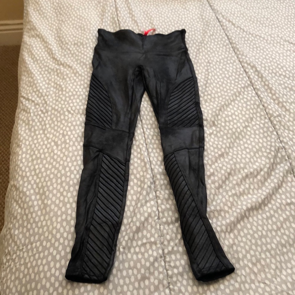 Cute Spanx moto leggings